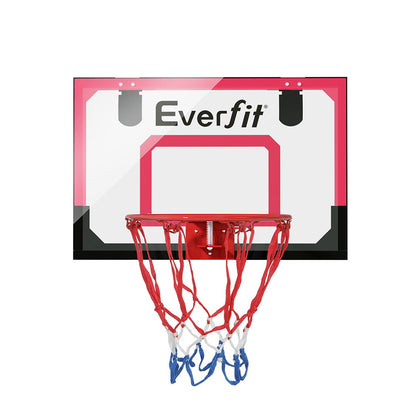 Everfit 23" Mini Basketball Hoop Backboard Door Wall Mounted Sports Kids Red Tristar Online