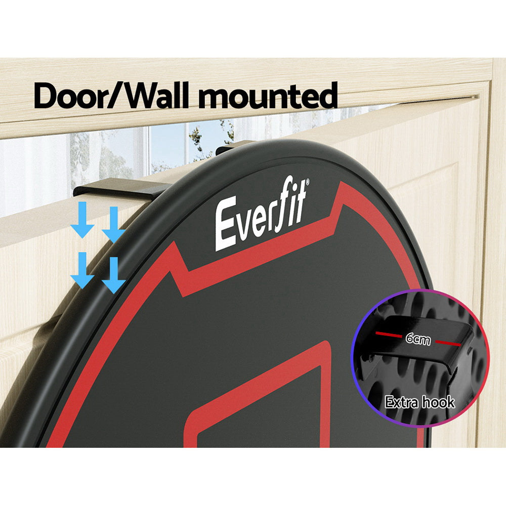Everfit 38" Basketball Hoop Backboard Door Wall Mounted Ring Net Sports Kids Tristar Online