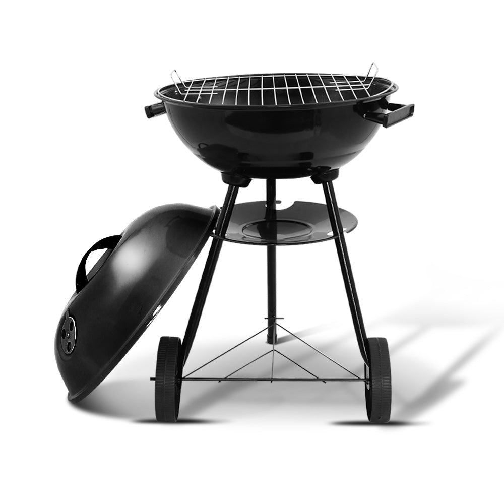 Grillz Charcoal BBQ Smoker Drill Outdoor Camping Patio Barbeque Steel Oven Tristar Online