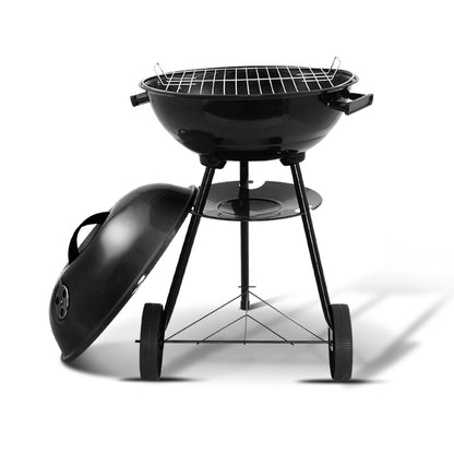 Grillz Charcoal BBQ Smoker Drill Outdoor Camping Patio Barbeque Steel Oven Tristar Online