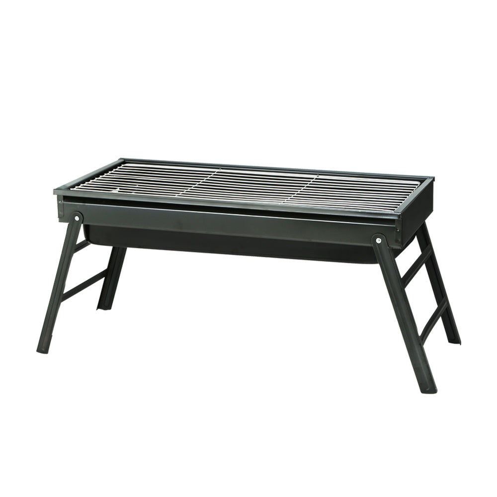 Grillz Charcoal BBQ Grill Smoker Portable Barbecue Outdoor Foldable Camping Tristar Online