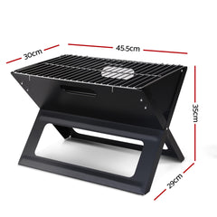 Grillz Notebook Portable Charcoal BBQ Grill Tristar Online
