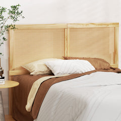 Artiss Bed Head Queen Size Rattan - RIBO Pine Tristar Online