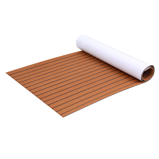 Seamanship EVA Foam Boat Flooring Mat Decking Sheet 240x90x0.6cm Dark Brown Tristar Online