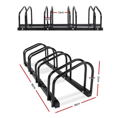 Weisshorn 4 Bike Stand Floor Bicycle Storage Black Tristar Online