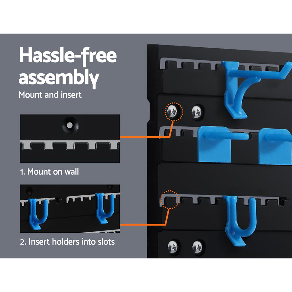 Giantz Spanner Holder Wrench Bin Rack Tool Screwdriver Organizer Garage Workshop Tristar Online