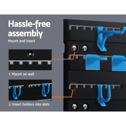 Giantz Spanner Holder Wrench Bin Rack Tool Screwdriver Organizer Garage Workshop Tristar Online