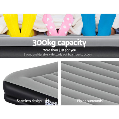 Bestway Air Bed Beds Mattress Premium Inflatable Built-in Pump Queen Size Tristar Online