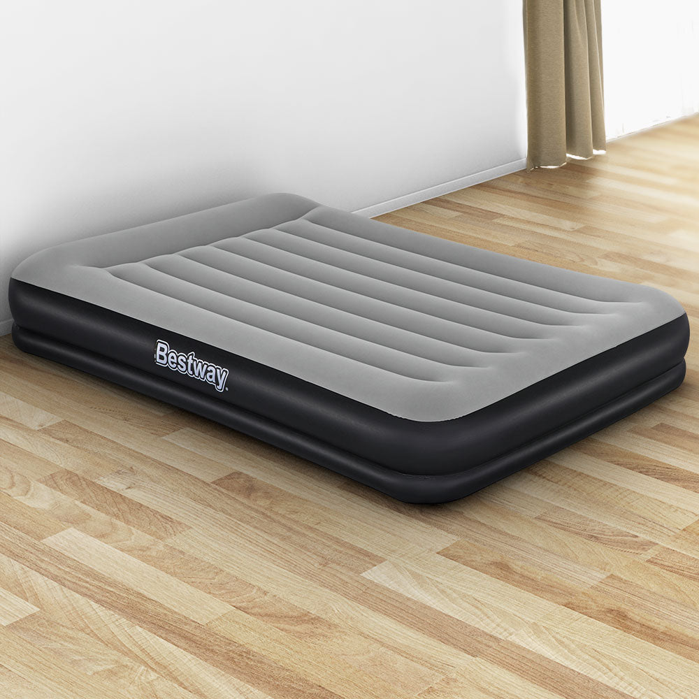 Bestway Air Bed Beds Mattress Premium Inflatable Built-in Pump Queen Size Tristar Online