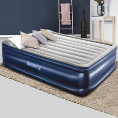 Bestway Queen Air Bed Inflatable Mattress Sleeping Mat Battery Built-in Pump Tristar Online