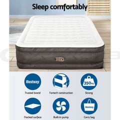 Bestway Air Bed Queen Size Mattress Camping Beds Inflatable Built-in Pump Tristar Online