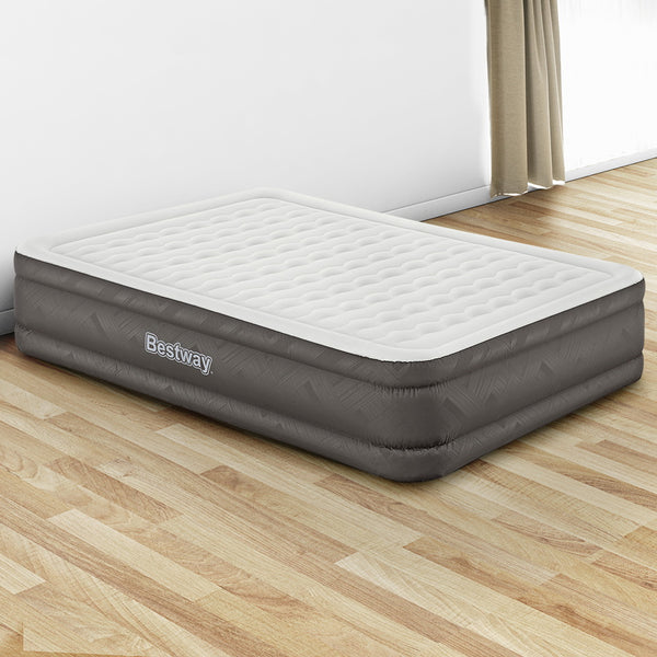 Bestway Air Bed Queen Size Mattress Camping Beds Inflatable Built-in Pump Tristar Online