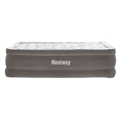 Bestway Air Mattress Bed Single Size Inflatable Flocked Camping Beds 56CM Tristar Online