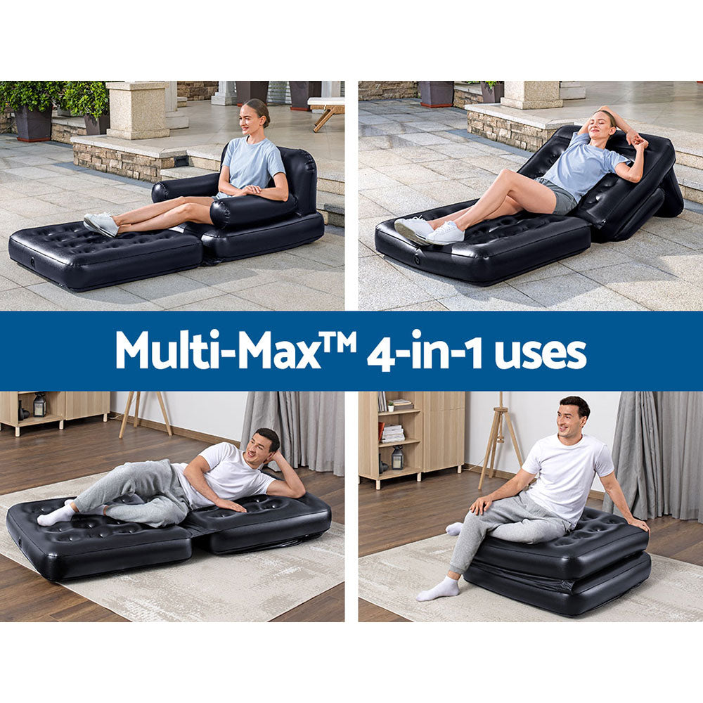 Bestway Inflatable Air Chair Seat Lounge Couch Lazy Sofa Blow Up Ottoman Tristar Online
