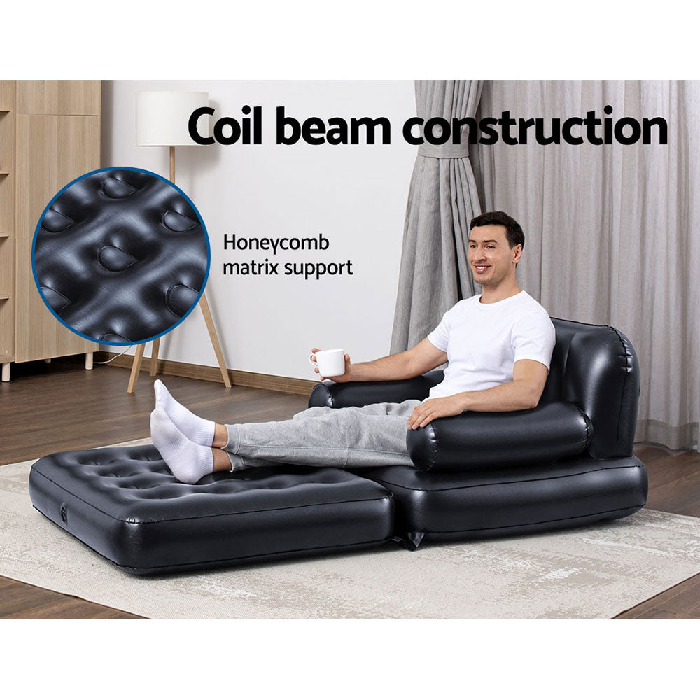 Bestway Inflatable Air Chair Seat Lounge Couch Lazy Sofa Blow Up Ottoman Tristar Online