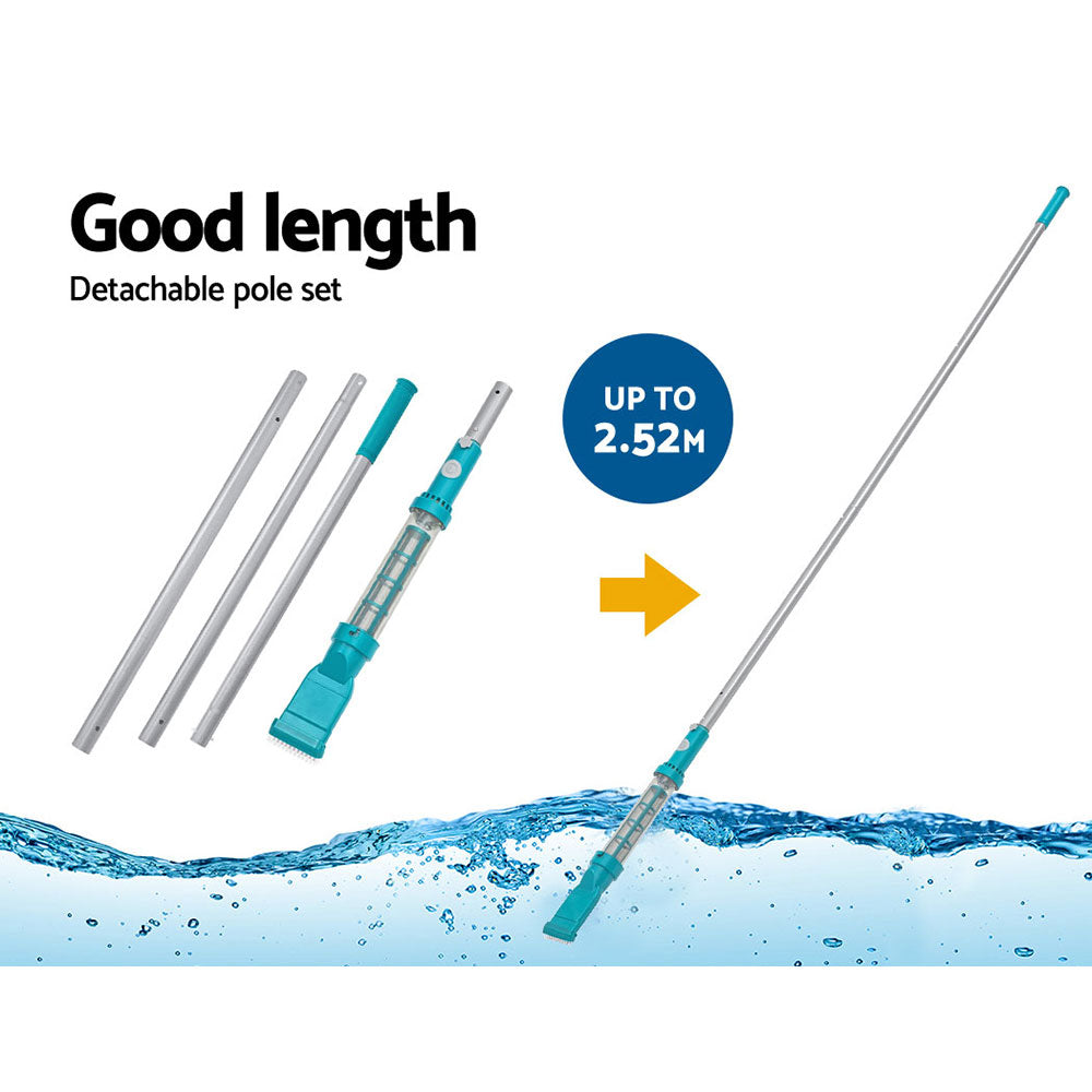 Bestway Pool Cleaner Cordless with Pole Swimming Pool Automatic Vacuum 2.5M Tristar Online