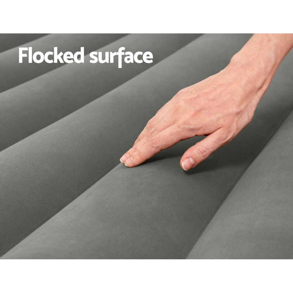 Bestway Air Mattress Queen Bed Inflatable Flocked Camping Beds 30CM Tristar Online