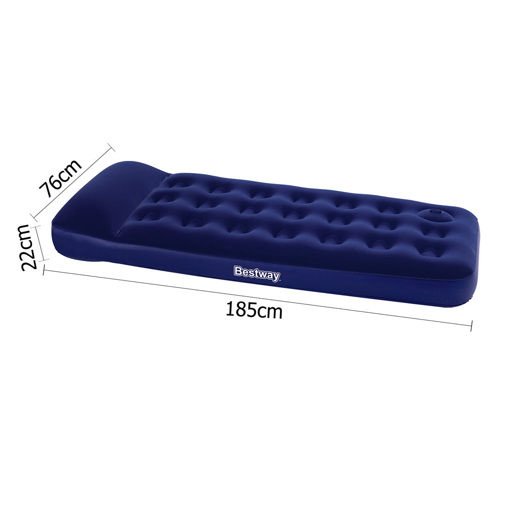 Bestway Single Size Inflatable Air Mattress - Navy Tristar Online