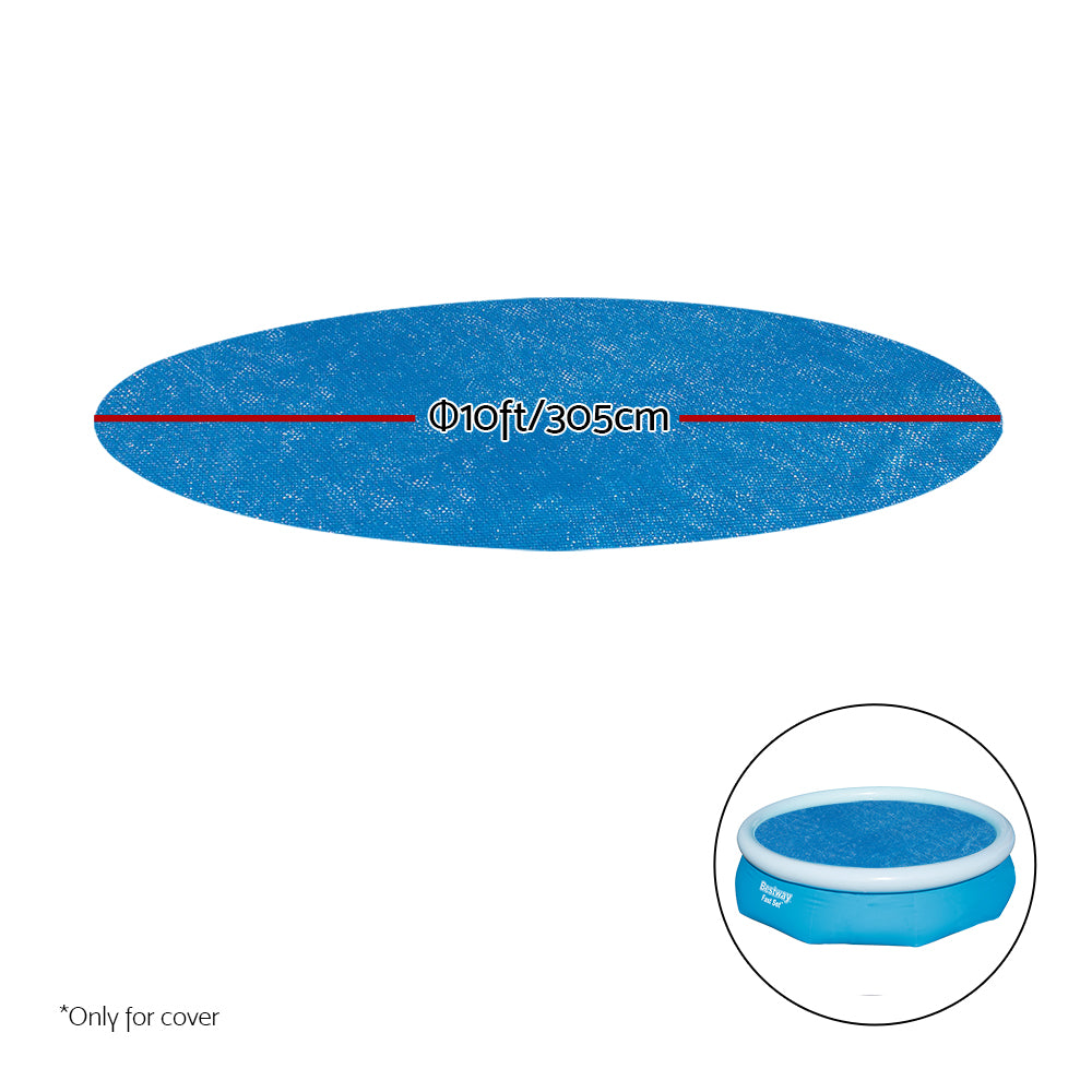 Bestway Solar Pool Cover Blanket for Swimming Pool 10ft 305cm Round Pool 58241 Tristar Online