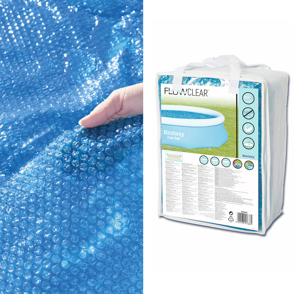 Bestway Solar Pool Cover Blanket for Swimming Pool 10ft 305cm Round Pool 58241 Tristar Online