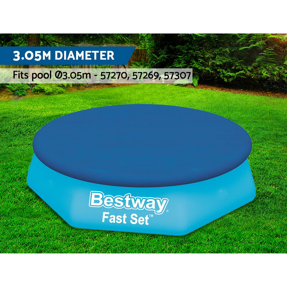 Bestway Solar Pool Cover Blanket for Swimming Pool 10ft 305cm Round Pool 58241 Tristar Online