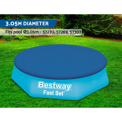 Bestway Solar Pool Cover Blanket for Swimming Pool 10ft 305cm Round Pool 58241 Tristar Online