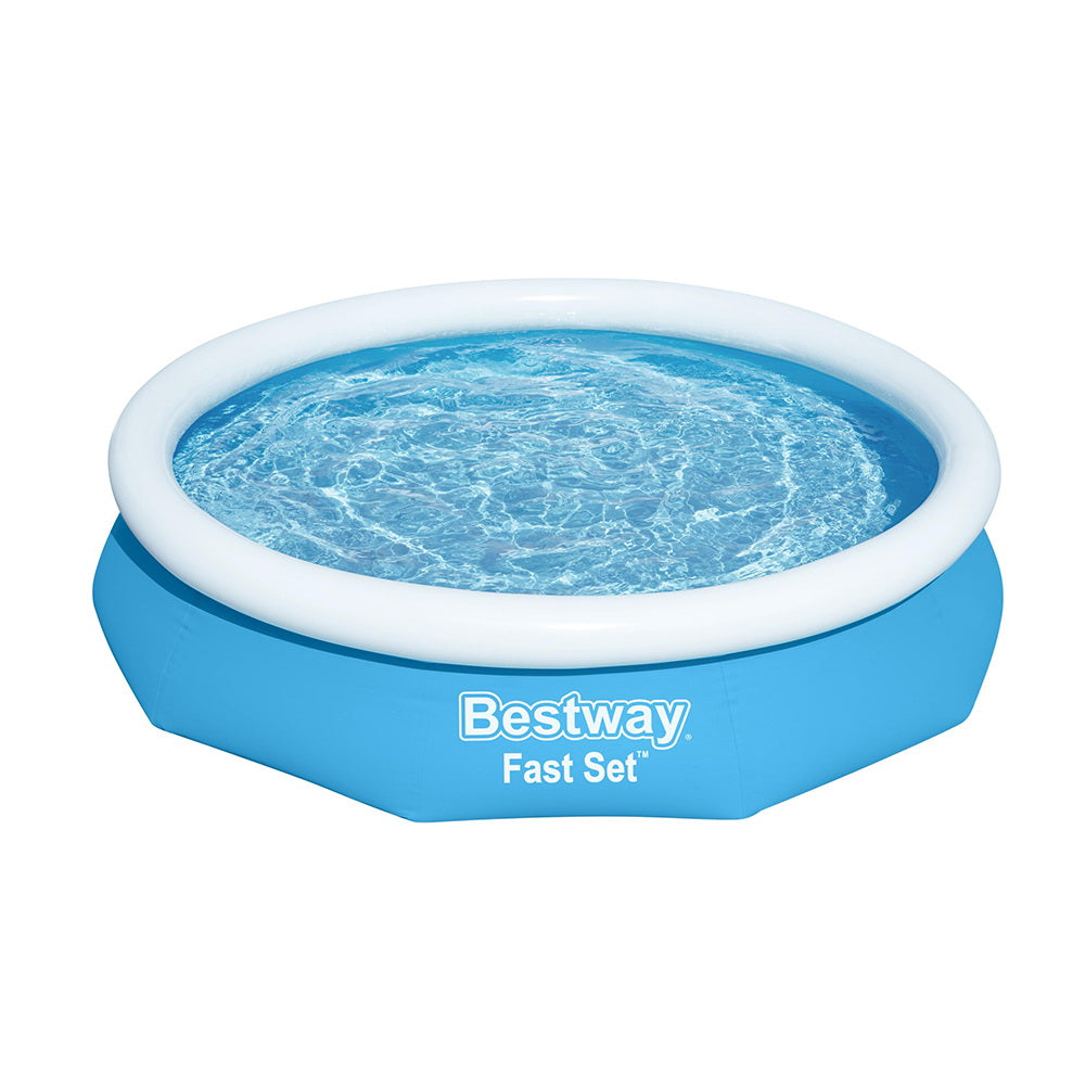 Bestway Swimming Pool 305x66cm Above Ground Round Inflatable Pools w/ Filter Pump 3200L Tristar Online