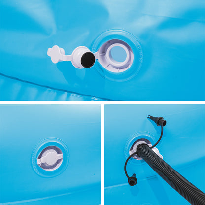 Bestway Inflatable Kids Pool Swimming Pool Family Pools 2.62m x 1.57m x 46cm Tristar Online