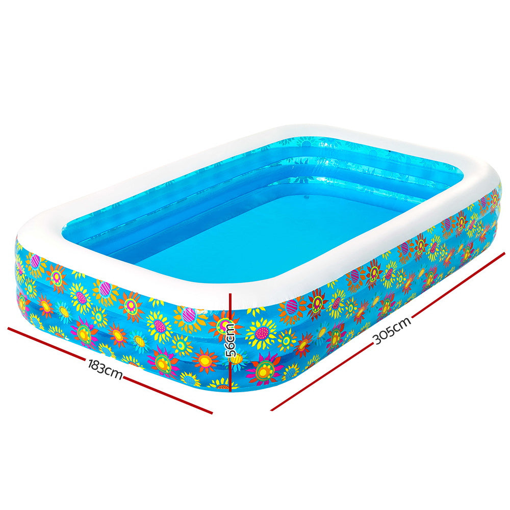 Bestway Inflatable Kids Play Pool Swimming Pool Rectangular Family Pools Tristar Online
