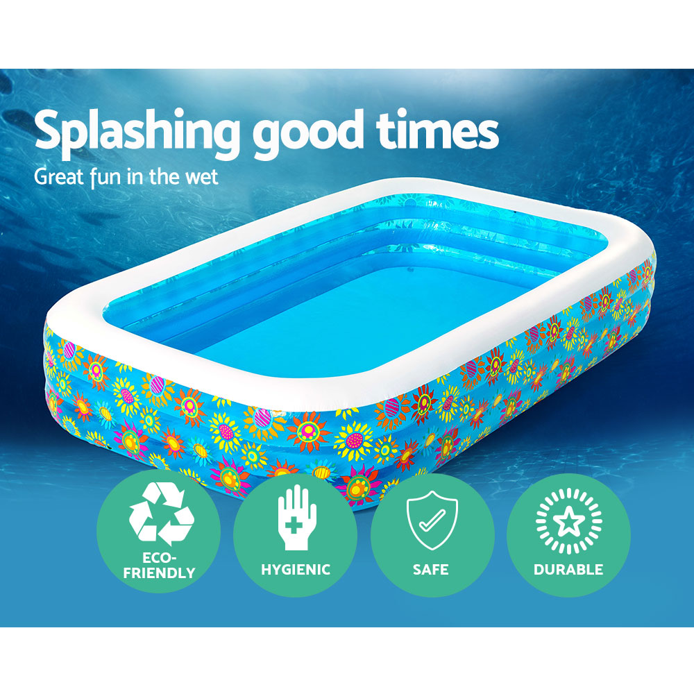 Bestway Inflatable Kids Play Pool Swimming Pool Rectangular Family Pools Tristar Online