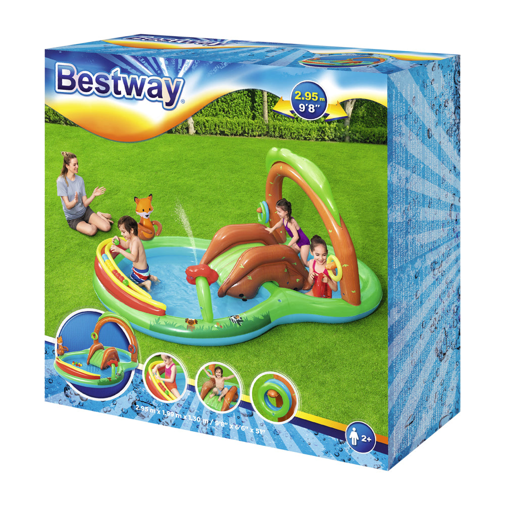 Bestway Swimming Pool Above Ground Inflatable Kids Friendly Woods Play Pools Tristar Online