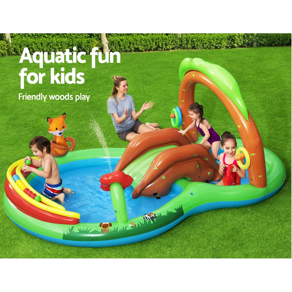 Bestway Swimming Pool Above Ground Inflatable Kids Friendly Woods Play Pools Tristar Online