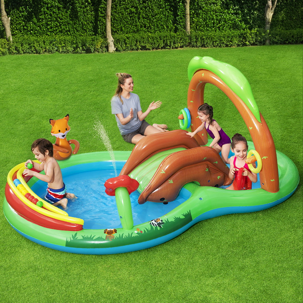 Bestway Swimming Pool Above Ground Inflatable Kids Friendly Woods Play Pools Tristar Online