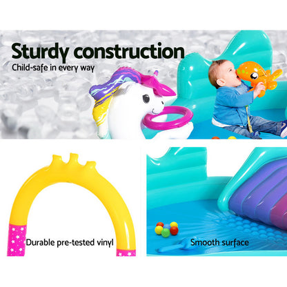 Bestway Kids Pool 274x198x137cm Inflatable Above Ground Swimming Play Pools 220L Tristar Online