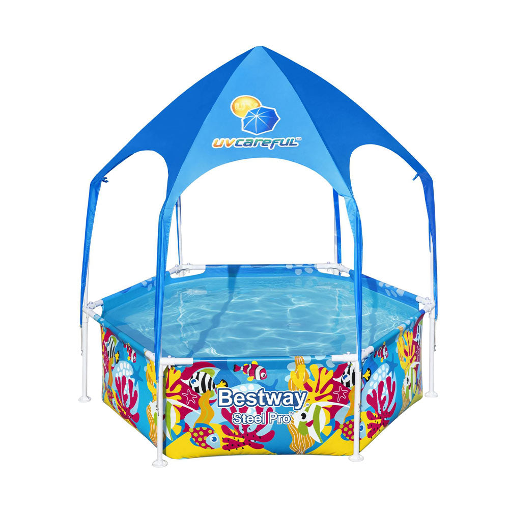 Bestway Swimming Pool Above Ground Plays Kids Steel Pro� Mist Shade Pools Tristar Online