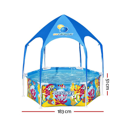 Bestway Swimming Pool Above Ground Plays Kids Steel Pro� Mist Shade Pools Tristar Online