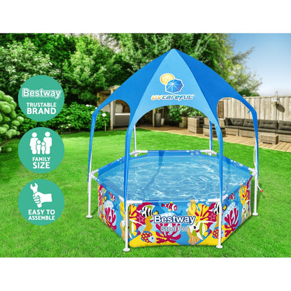 Bestway Swimming Pool Above Ground Plays Kids Steel Pro� Mist Shade Pools Tristar Online