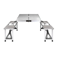 Weisshorn Camping Table Folding Aluminum Portable Outdoor Picnic 85CM Tristar Online