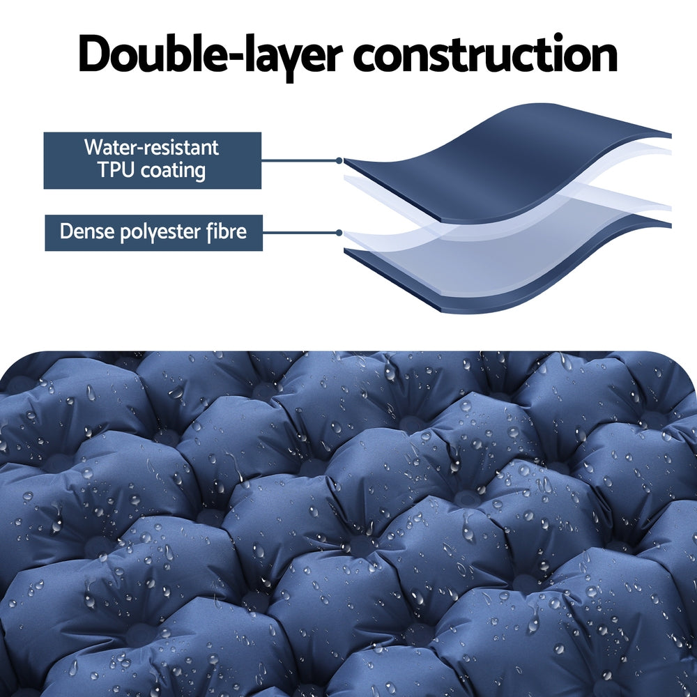 Weisshorn Self Inflating Mattress Camping Sleeping Mat Air Bed Single Pillow Bag Tristar Online