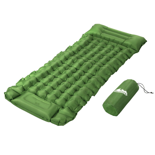 Weisshorn Self Inflating Mattress Camping Sleeping Mat Air Bed Pad Single Pillow Tristar Online