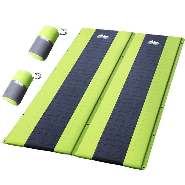 Weisshorn Self Inflating Mattress Camping Sleeping Mat Air Bed Pad Double Green Tristar Online