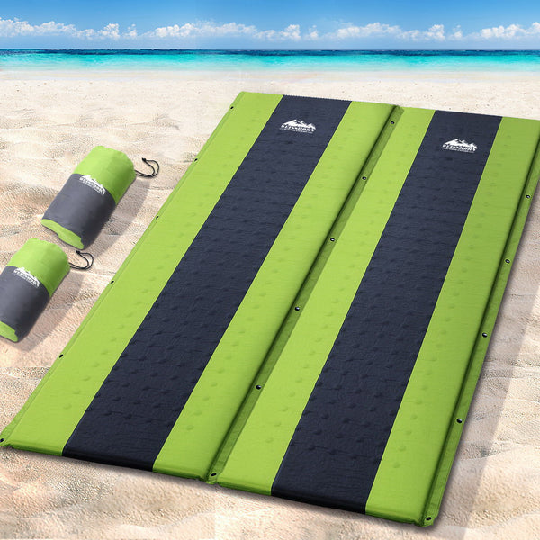 Weisshorn Self Inflating Mattress Camping Sleeping Mat Air Bed Pad Double Green Tristar Online