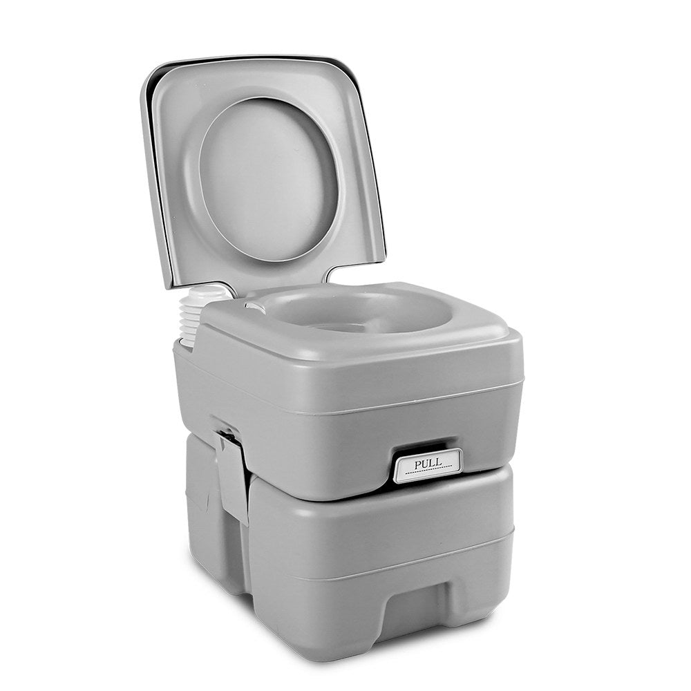 Weisshorn 20L Portable Outdoor Camping Toilet - Grey Tristar Online