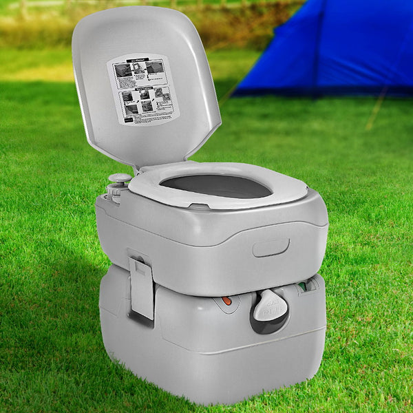 Outdoor Portable Camping Toilet 22L Tristar Online