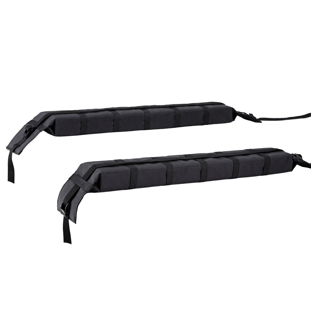 Universal Soft Car Roof Rack 116cm Kayak Luggage Carrier Adjustable Strap Black Tristar Online