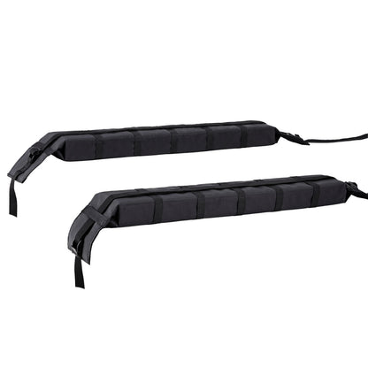 Universal Soft Car Roof Rack 116cm Kayak Luggage Carrier Adjustable Strap Black Tristar Online