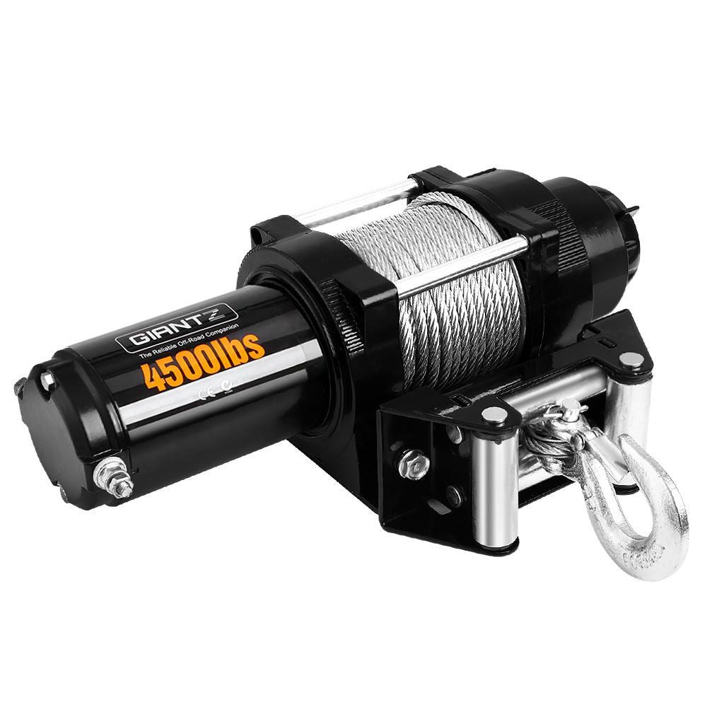 Giantz 12V Wireless Electric Winch Remote with Steel Cable Tristar Online