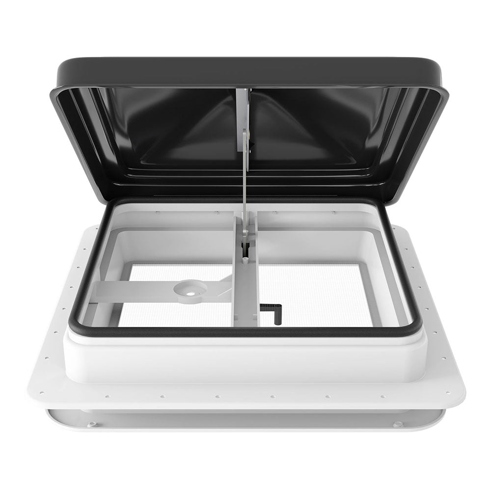 Weisshorn Caravan Roof Vent Hatch RV Skylight Motorhome Camper 350x350mm Black Tristar Online