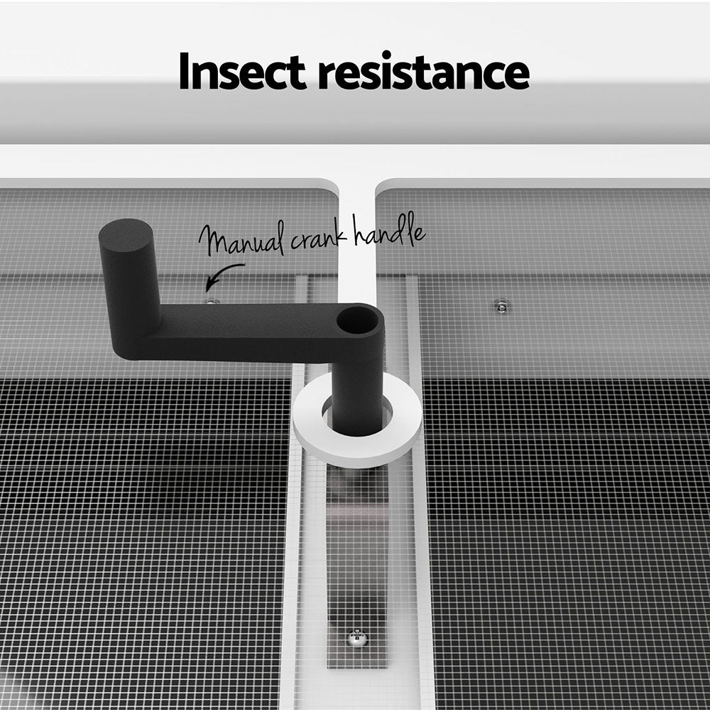 Weisshorn Caravan Roof Vent Hatch RV Skylight Motorhome Camper 350x350mm Black Tristar Online