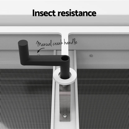 Weisshorn Caravan Roof Vent Hatch RV Skylight Motorhome Camper 350x350mm Black Tristar Online